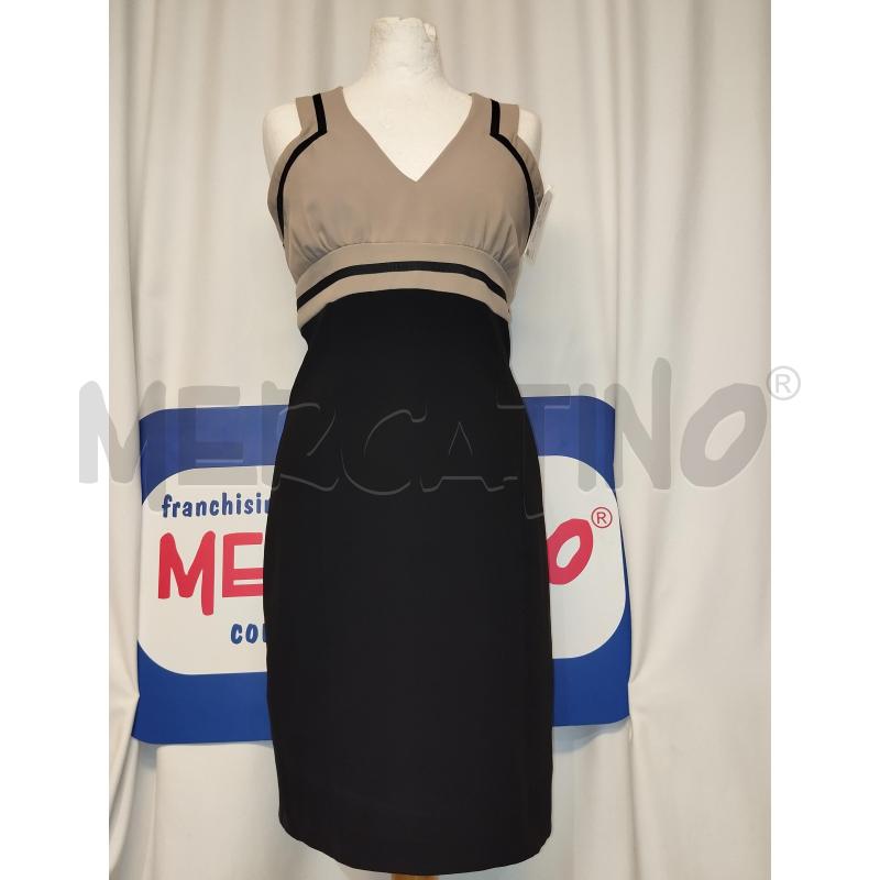 VESTITO DONNA OPERA  NERO E BEIGE  | Mercatino dell'Usato Catania stazione centrale 1