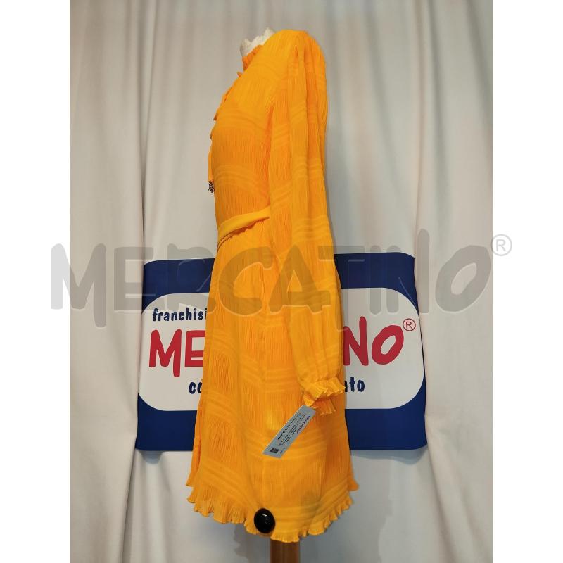 VESTITO DONNA PATRIZIA PEPE CON SOTTOVESTE E CINTURA ARANCIONE | Mercatino dell'Usato Catania stazione centrale 2