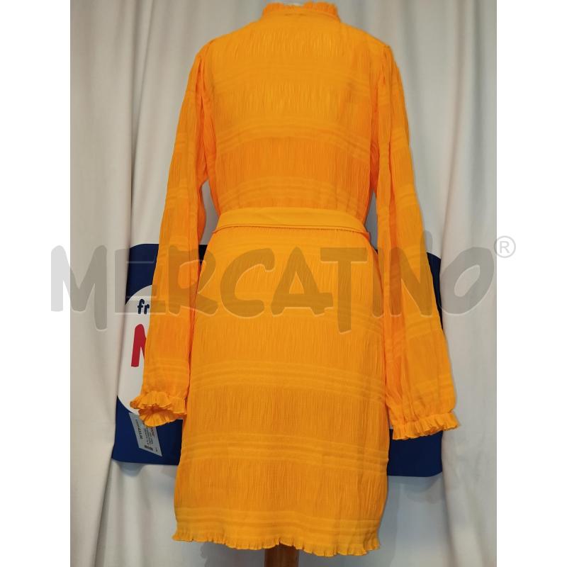VESTITO DONNA PATRIZIA PEPE CON SOTTOVESTE E CINTURA ARANCIONE | Mercatino dell'Usato Catania stazione centrale 3