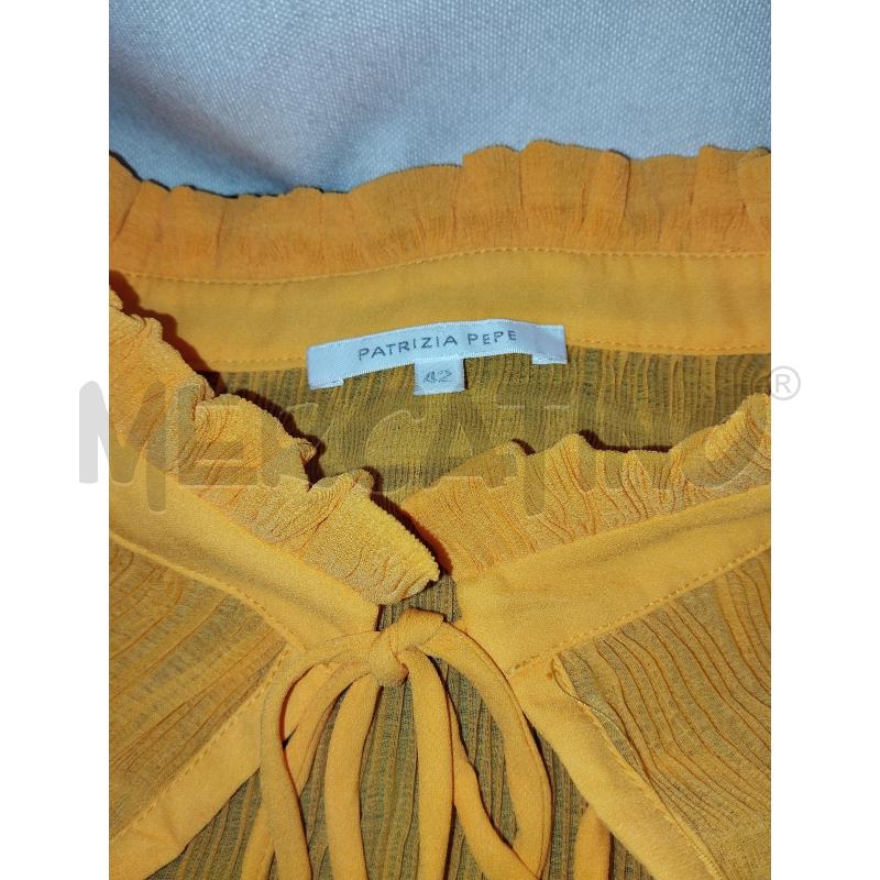VESTITO DONNA PATRIZIA PEPE CON SOTTOVESTE E CINTURA ARANCIONE | Mercatino dell'Usato Catania stazione centrale 4