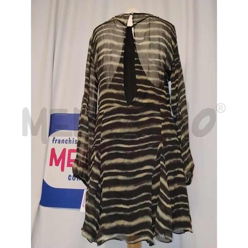 VESTITO DONNA PATRIZIA PEPE MARRONE A FANTASIA | Mercatino dell'Usato Catania stazione centrale 3