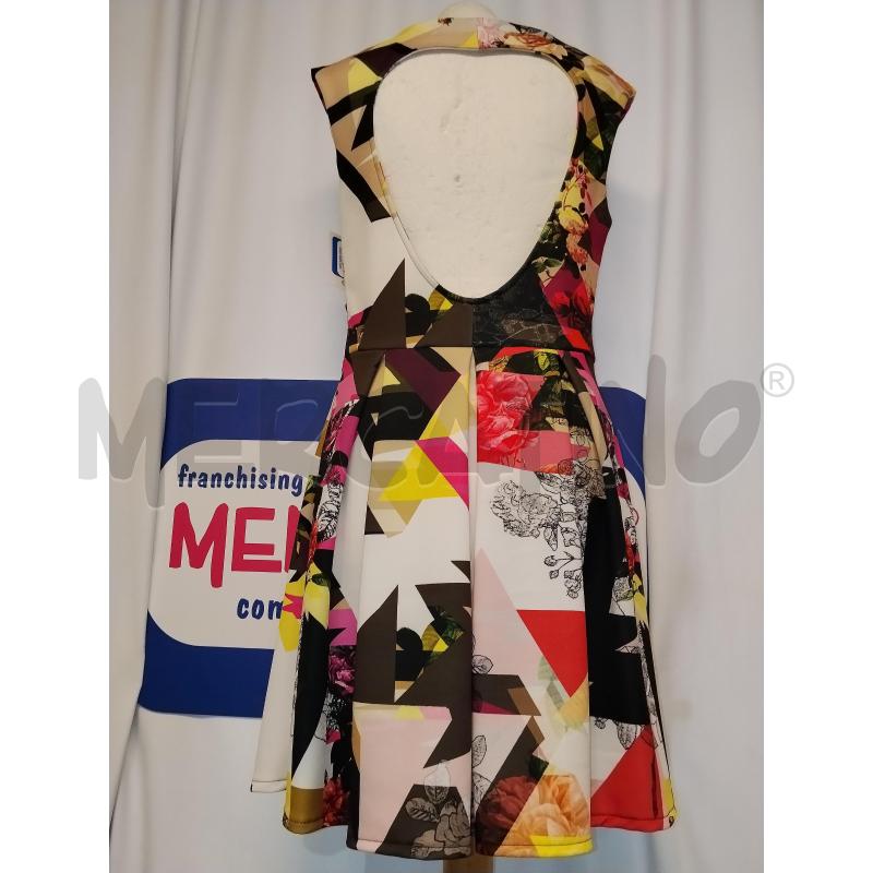 VESTITO DONNA RINASCIMENTO  BIANCO E NERO FANTASIA  | Mercatino dell'Usato Catania stazione centrale 3