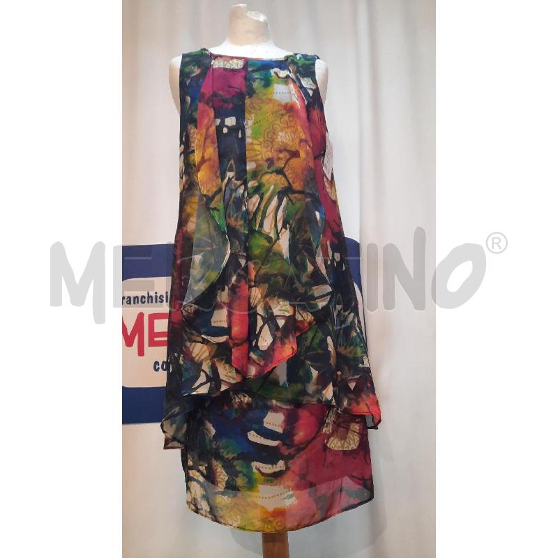 VESTITO DONNA SANDRO FERRONE MULTICOR | Mercatino dell'Usato Catania stazione centrale 1