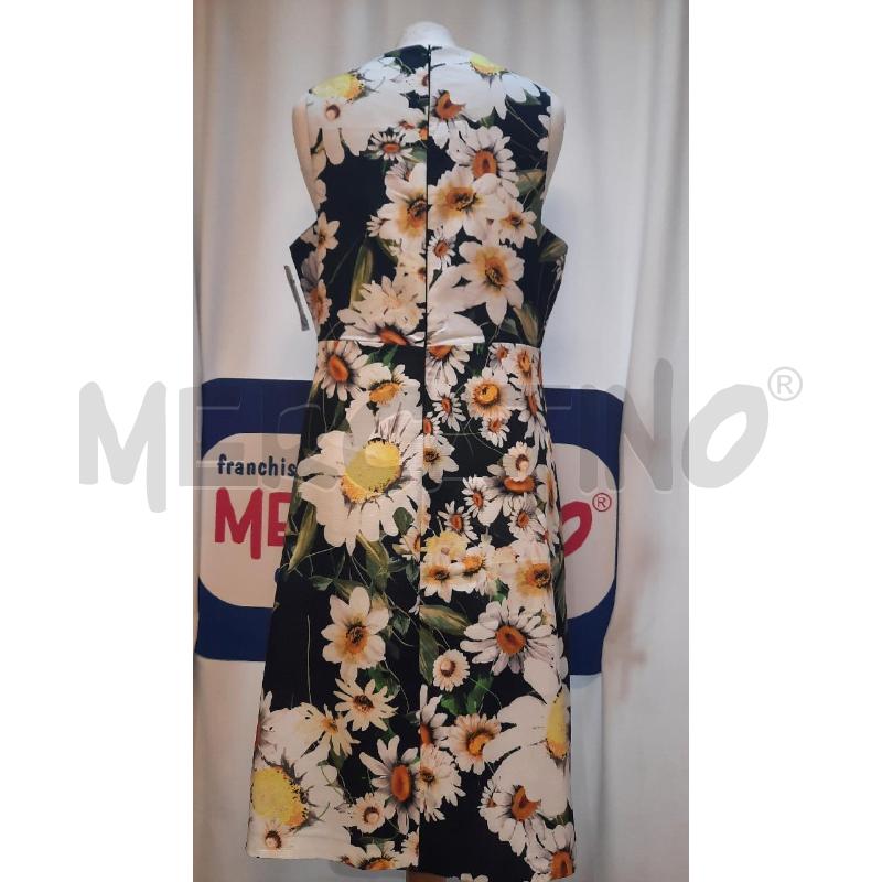 VESTITO DONNA SANDRO FERRONE NERO CON MARGHERITE | Mercatino dell'Usato Catania stazione centrale 3