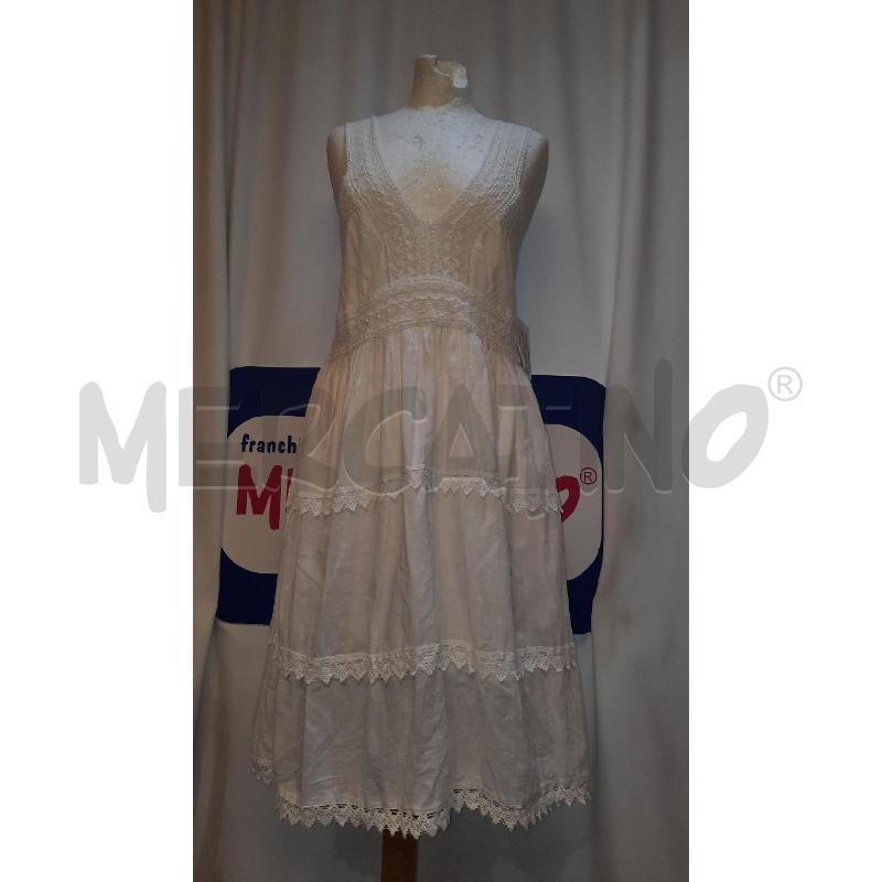 VESTITO DONNA SHIRA BIANCA  | Mercatino dell'Usato Catania stazione centrale 1