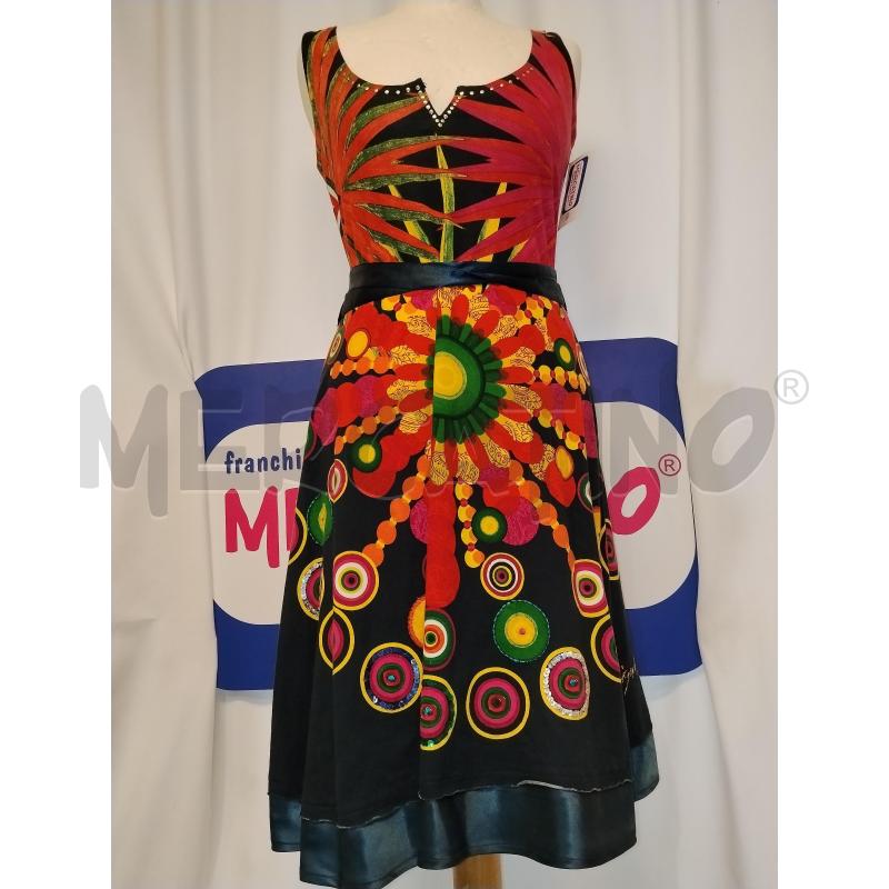 VESTITO DONNA SMANICATO DESIGUAL BLU  | Mercatino dell'Usato Catania stazione centrale 1
