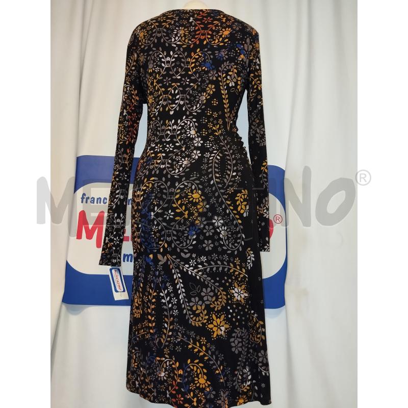 VESTITO DONNA SURKANA NERO A FIORI  | Mercatino dell'Usato Catania stazione centrale 3