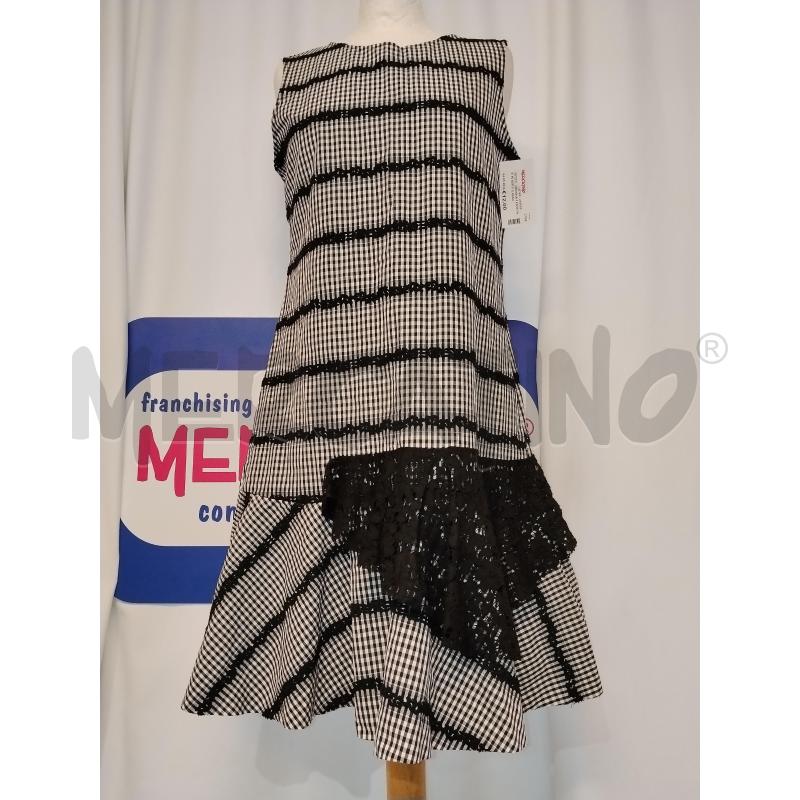 VESTITO DONNA TENSIONE IN NERO E BIANCO A QUADRI  | Mercatino dell'Usato Catania stazione centrale 2
