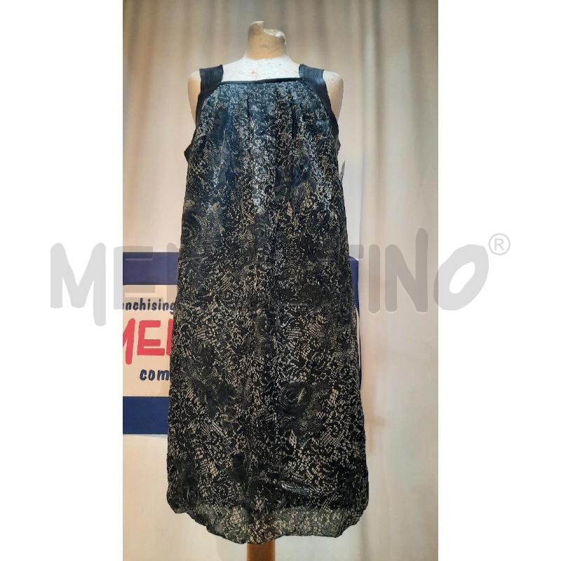 VESTITO DONNA TRUSSARDI NERO A FANTASIA | Mercatino dell'Usato Catania stazione centrale 1