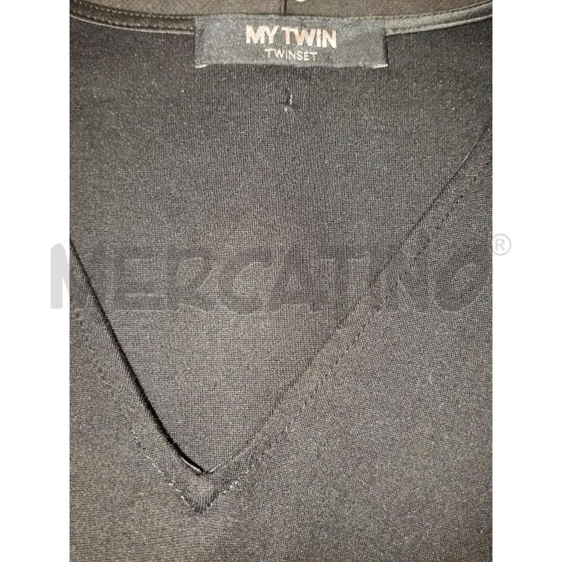 VESTITO DONNA TWINSET MY TWIN NERO | Mercatino dell'Usato Catania stazione centrale 4