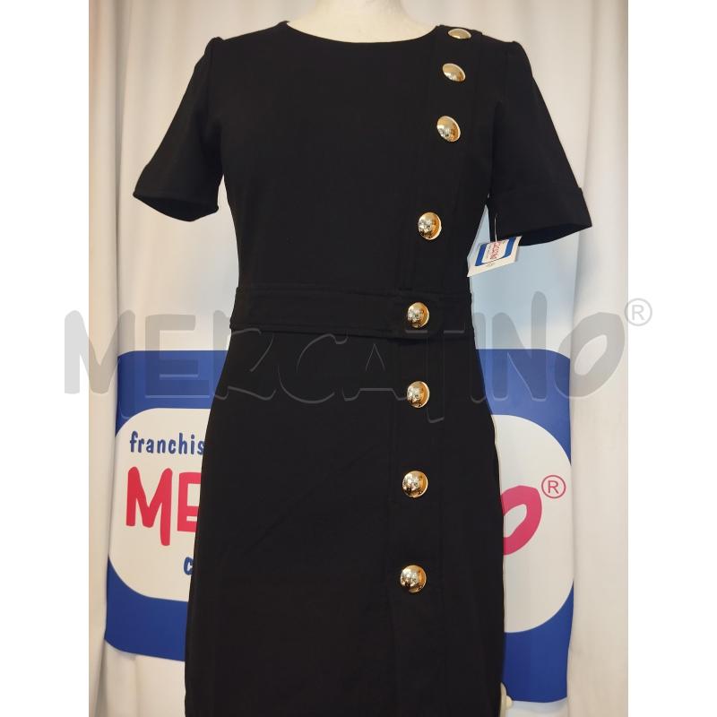 VESTITO DONNA TWINSET NERO CON BOTTONI DORATI | Mercatino dell'Usato Catania stazione centrale 4
