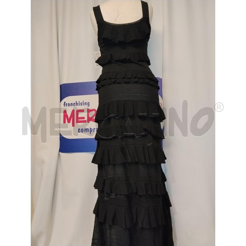 VESTITO DONNA TWINSET NERO CON VOILA | Mercatino dell'Usato Catania stazione centrale 3