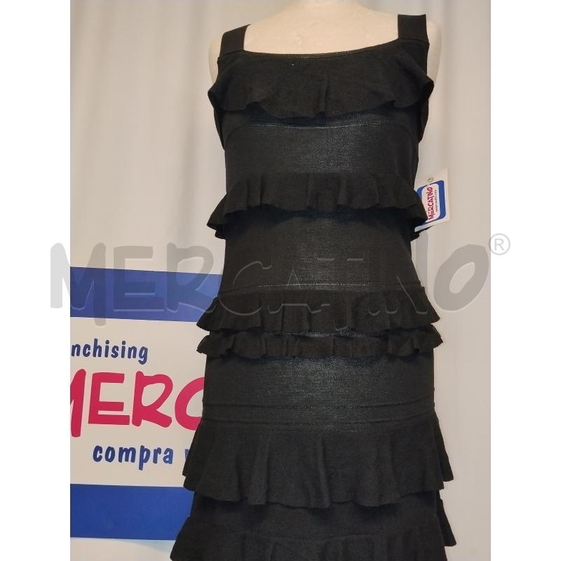 VESTITO DONNA TWINSET NERO CON VOILA | Mercatino dell'Usato Catania stazione centrale 4