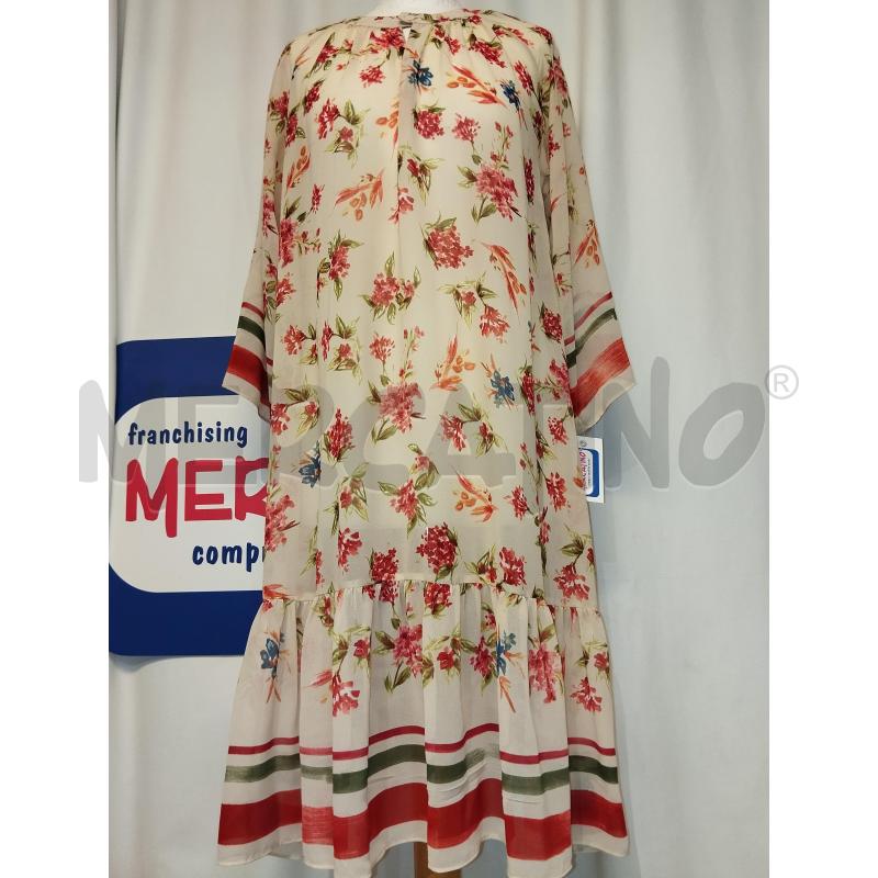VESTITO DONNA TWINSET ROSA A FANTASIA TRASPARENTE | Mercatino dell'Usato Catania stazione centrale 1