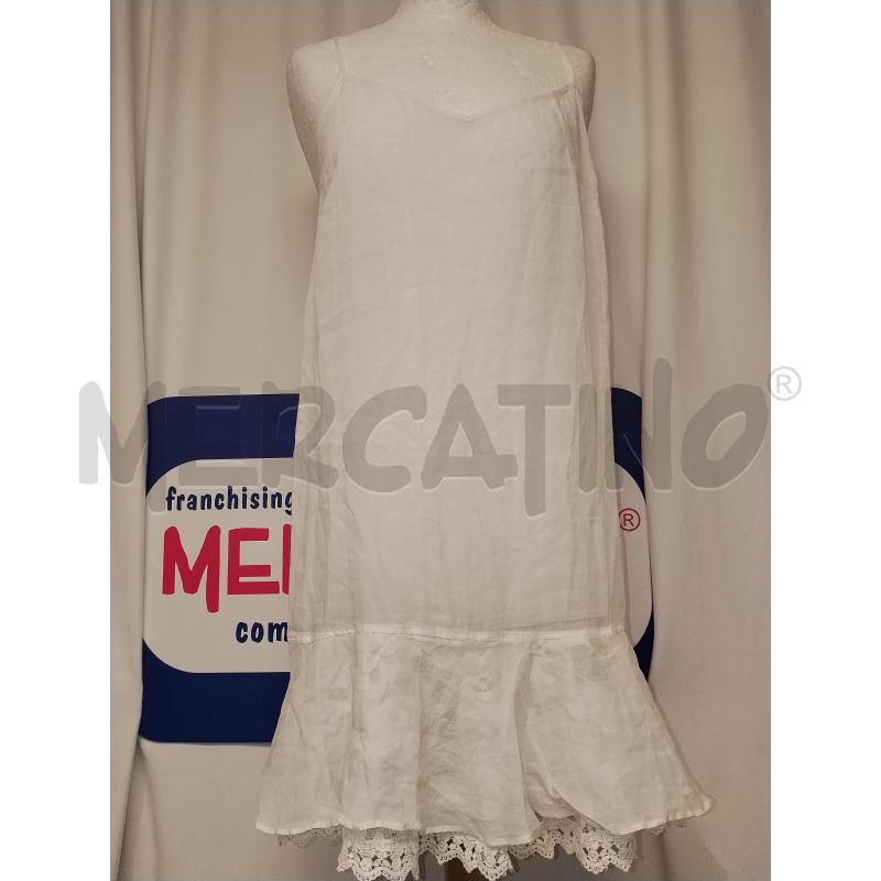VESTITO DONNA TWIN SET BIANCO | Mercatino dell'Usato Catania stazione centrale 1