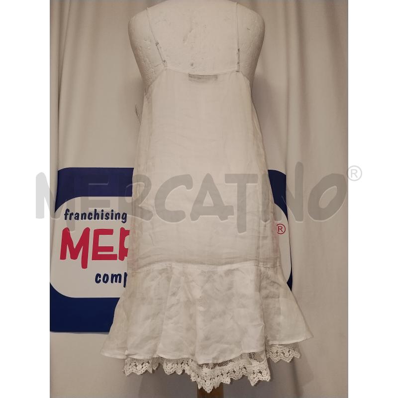 VESTITO DONNA TWIN SET BIANCO | Mercatino dell'Usato Catania stazione centrale 3