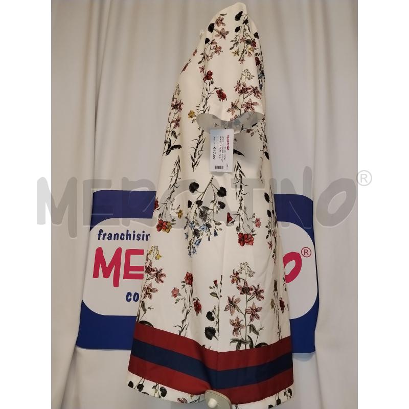 VESTITO DONNA VICOLO BIANCO A FIORI | Mercatino dell'Usato Catania stazione centrale 2