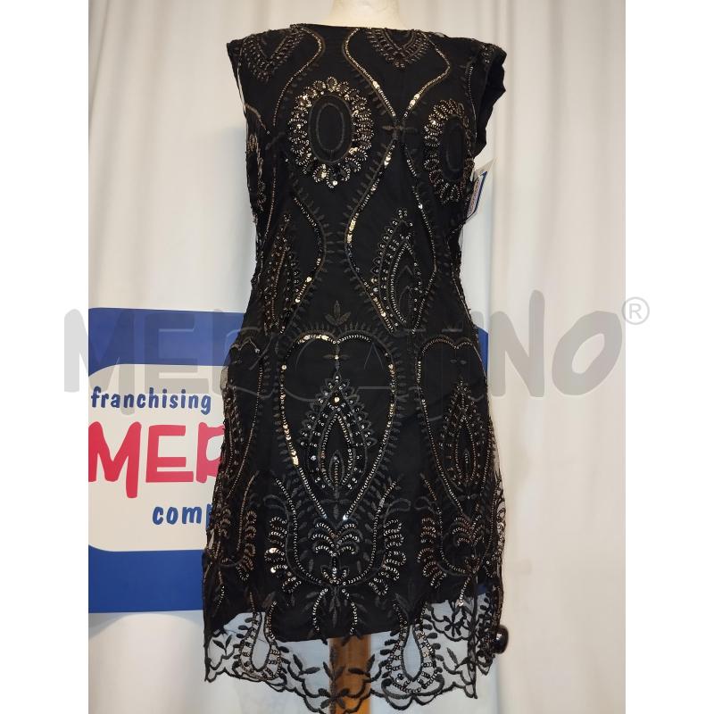 VESTITO DONNA VICOLO NERO CON PAILLETES | Mercatino dell'Usato Catania stazione centrale 1