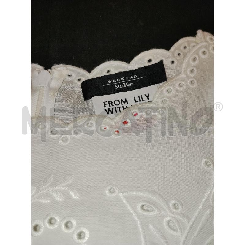 VESTITO DONNA WEEKEND BIANCO PIZZO SAN CARLO | Mercatino dell'Usato Catania stazione centrale 4