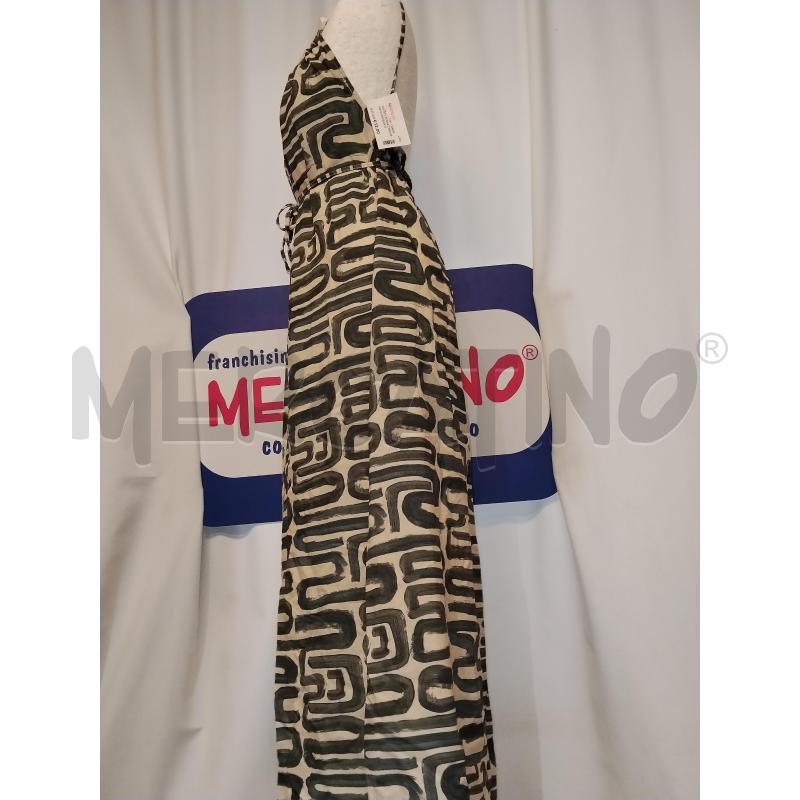 VESTITO DONNA ZARA BEIGE A FANTASIA GRIGIO | Mercatino dell'Usato Catania stazione centrale 3