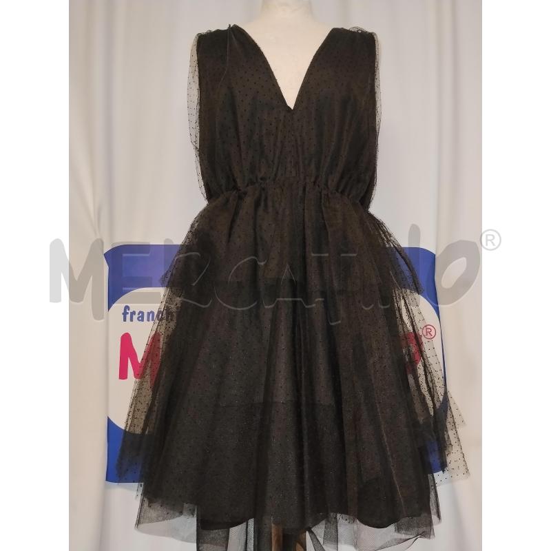 VESTITO DONNA ZARA NERO CON TULLE  | Mercatino dell'Usato Catania stazione centrale 1