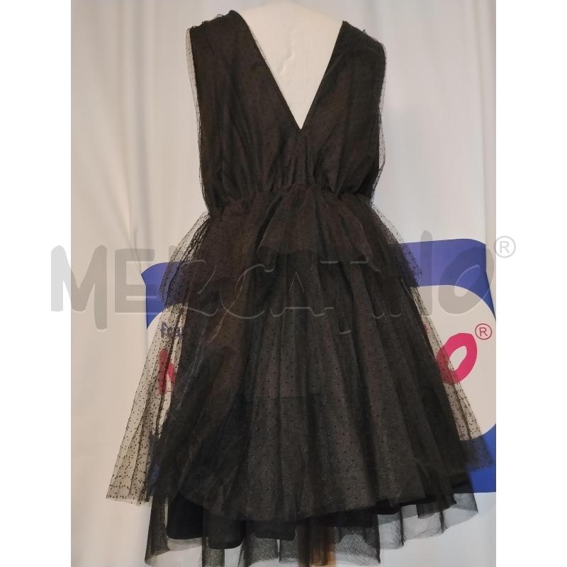 VESTITO DONNA ZARA NERO CON TULLE  | Mercatino dell'Usato Catania stazione centrale 3