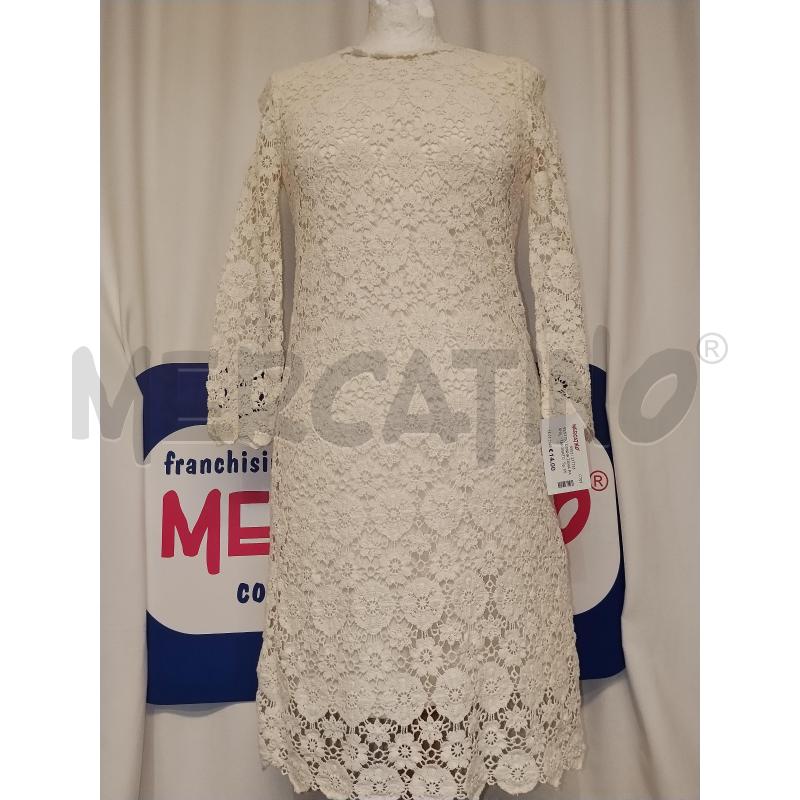 VESTITO DONNA ZARA PANNA TRAFORATO | Mercatino dell'Usato Catania stazione centrale 1
