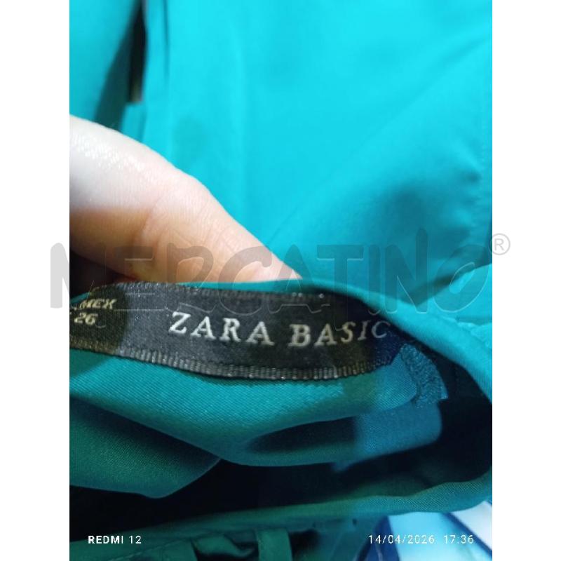 VESTITO DONNA ZARA VERDE  | Mercatino dell'Usato Catania stazione centrale 5