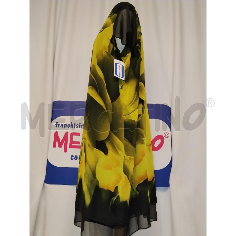 VESTITO DONNA  ANTONELLA  RAZZOLI NERO E GIALLO A FANTASIA    | Mercatino dell'Usato Catania stazione centrale 2