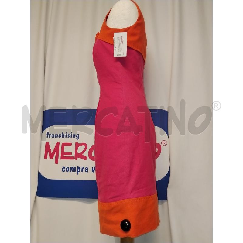 VESTITO DONNA  ARANCIO E FUCSIA LUISA SPAGNOLI | Mercatino dell'Usato Catania stazione centrale 2