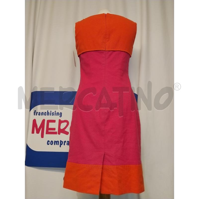 VESTITO DONNA  ARANCIO E FUCSIA LUISA SPAGNOLI | Mercatino dell'Usato Catania stazione centrale 3