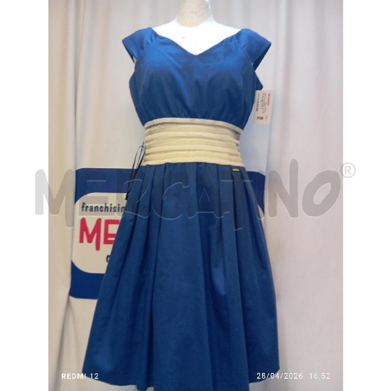 VESTITO DONNA  FLY GIRL BLU ELETTRICO  E BIANCO  | Mercatino dell'Usato Catania stazione centrale 1