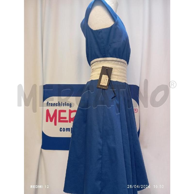 VESTITO DONNA  FLY GIRL BLU ELETTRICO  E BIANCO  | Mercatino dell'Usato Catania stazione centrale 2