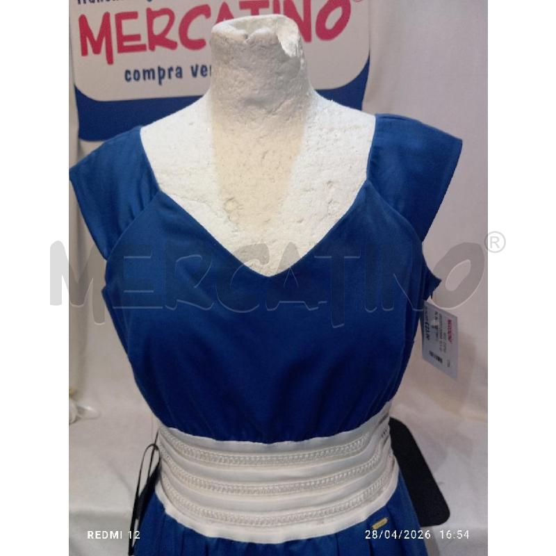 VESTITO DONNA  FLY GIRL BLU ELETTRICO  E BIANCO  | Mercatino dell'Usato Catania stazione centrale 4