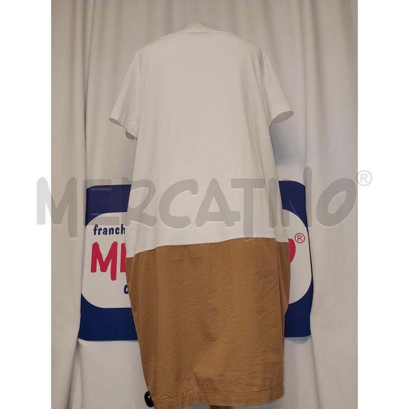 VESTITO DONNA  LE SARTE DEL SOLE BIANCO  E BEIGE  | Mercatino dell'Usato Catania stazione centrale 3