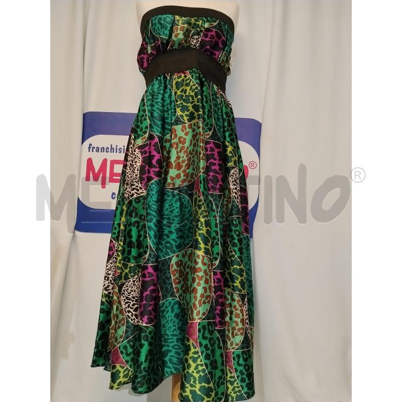 VESTITO DONNA  VERDE A  FANTASIA WODEMA | Mercatino dell'Usato Catania stazione centrale 1