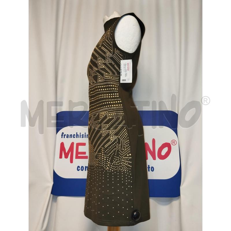 VESTITO DONNA  VERDE  BORCHE | Mercatino dell'Usato Catania stazione centrale 2