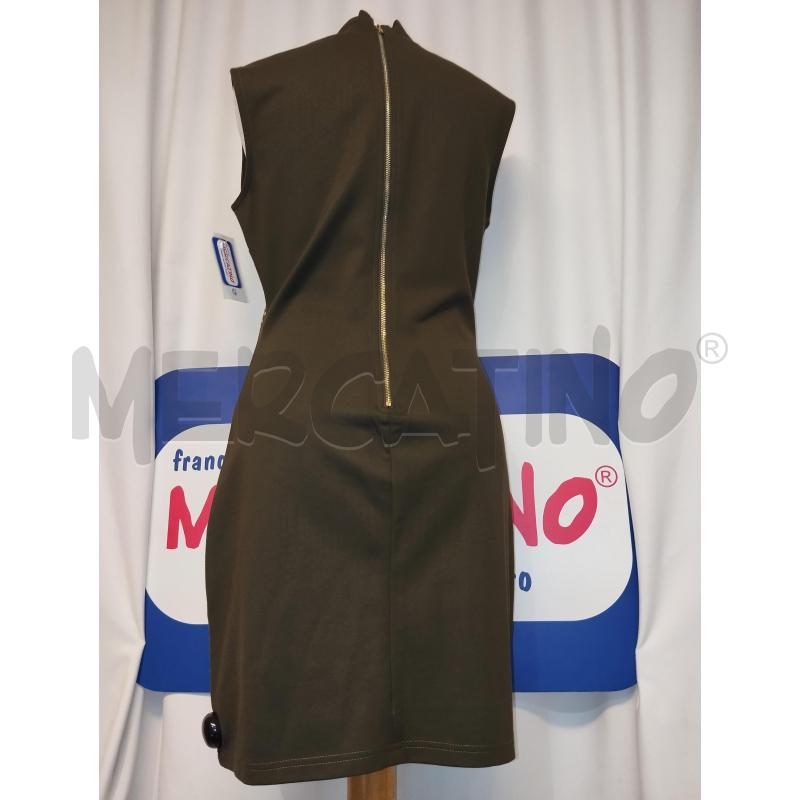 VESTITO DONNA  VERDE  BORCHE | Mercatino dell'Usato Catania stazione centrale 3