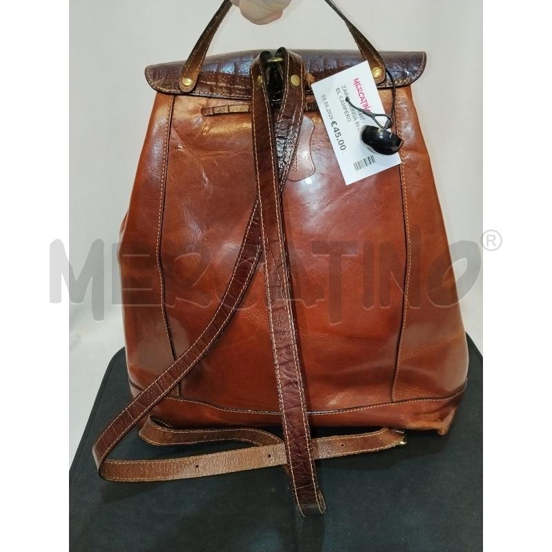 ZAINO DONNA IN CUOIO EL CAMPERO | Mercatino dell'Usato Catania stazione centrale 3