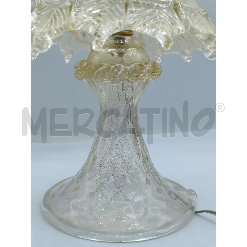 ABAT JOUR VETRO DI MURANO DECORO DORATO | Mercatino dell'Usato Catanzaro 2