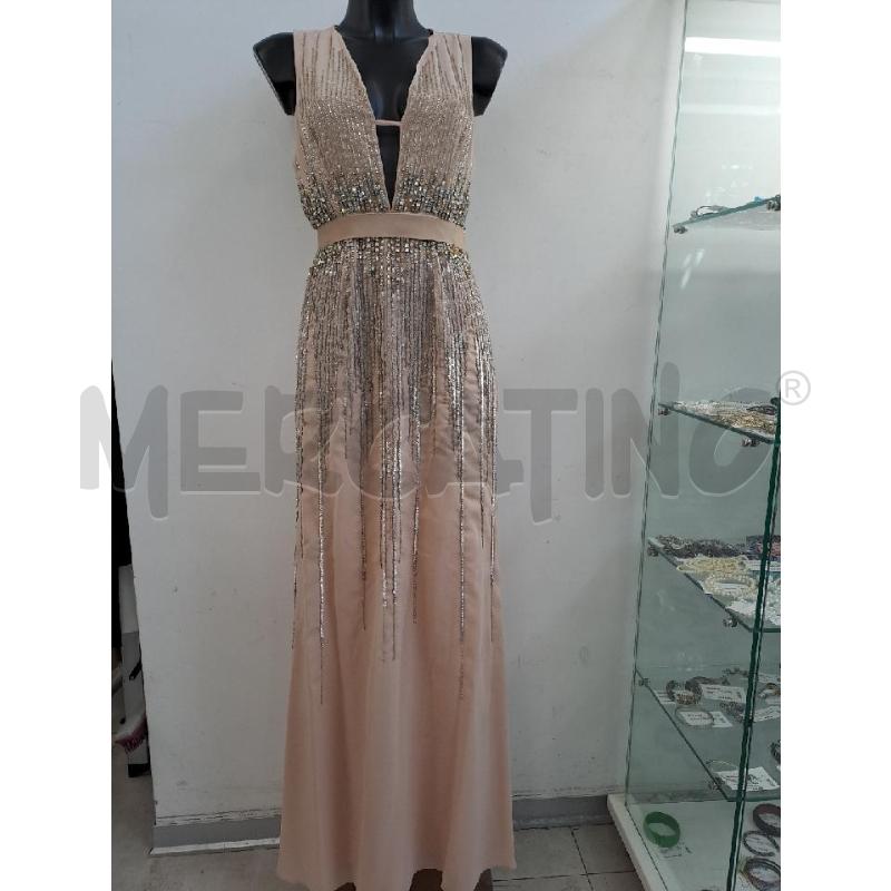 ABITO DONNA ELISABETTA FRANCHI NUDE PAILLETTES PERLINE | Mercatino dell'Usato Catanzaro 1