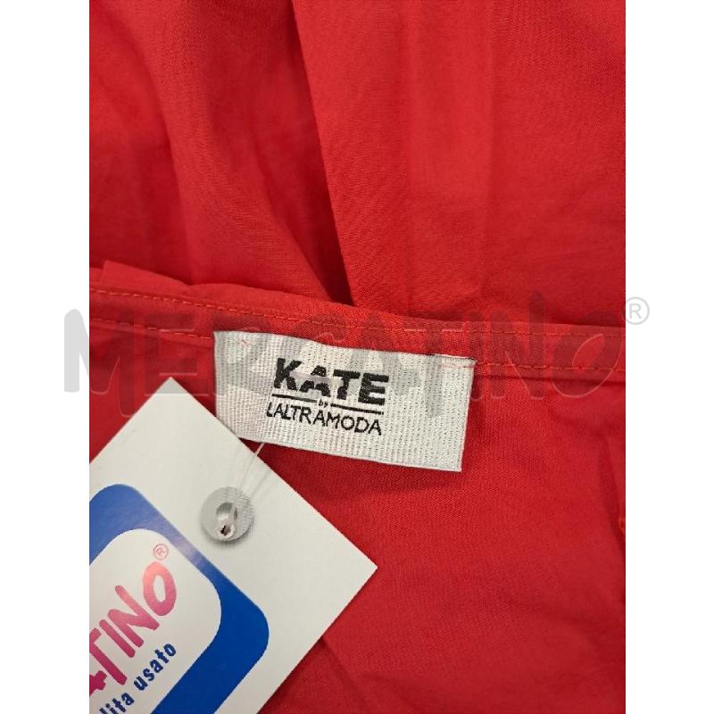 ABITO DONNA KATE LATRA MODA ROSSO MONOSPALLE BALZE | Mercatino dell'Usato Catanzaro 5