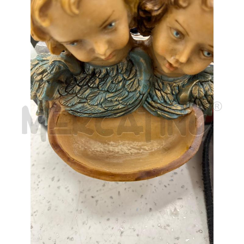 ACQUASANTIERA CON DUE ANGIOLETTI N.965  | Mercatino dell'Usato Catanzaro 5