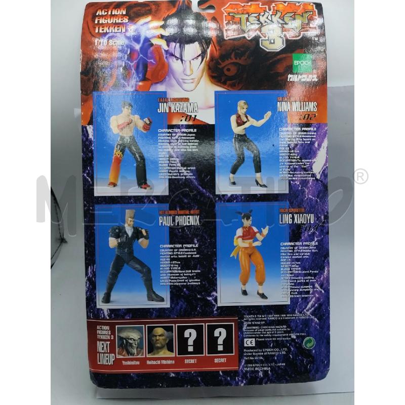 ACTION FIGURE JIN KAZAMA TEKKEN 3 1998 NAMCO | Mercatino dell'Usato Catanzaro 2