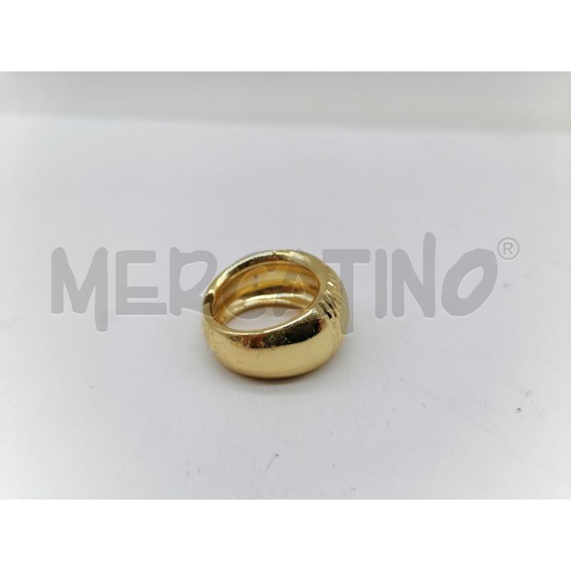 ANELLO DONNA 1AR DORATO BOMBATO A FASCIA | Mercatino dell'Usato Catanzaro 2