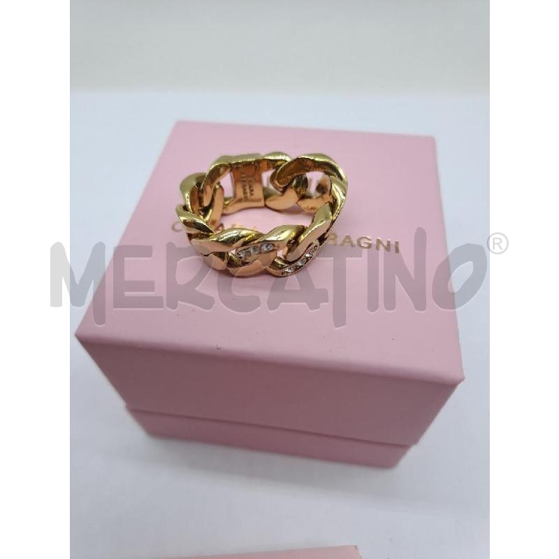 ANELLO DONNA CHIARA FERRAGNI CATENA DORATA CON CRISTALLI | Mercatino dell'Usato Catanzaro 2
