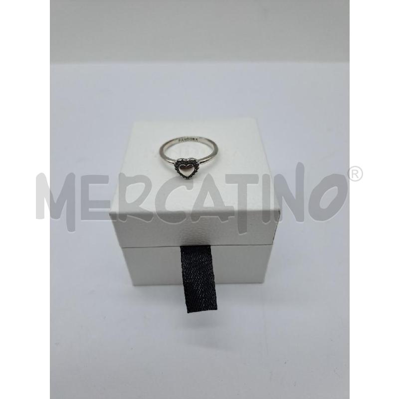 ANELLO DONNA PANDORA CUORE ARGENTATO | Mercatino dell'Usato Catanzaro 1