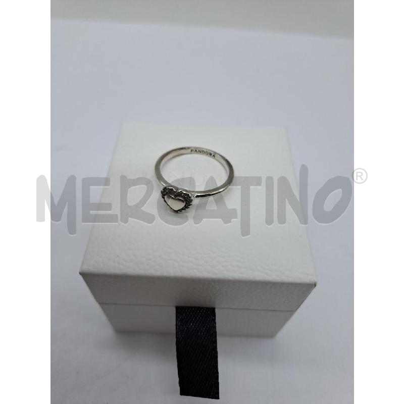 ANELLO DONNA PANDORA CUORE ARGENTATO | Mercatino dell'Usato Catanzaro 2
