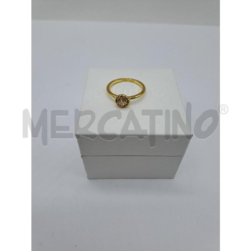 ANELLO DONNA PANDORA PUNTO LUCE SCINTILLANTE DORATO | Mercatino dell'Usato Catanzaro 1