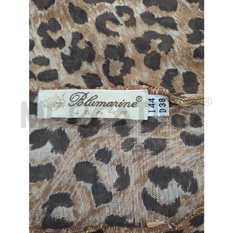BLUSA DONNA BLUMARINE VELATO MACULATO LOGO STRASS | Mercatino dell'Usato Catanzaro 4